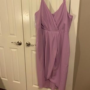 City Chic Tulip Dress (lilac)